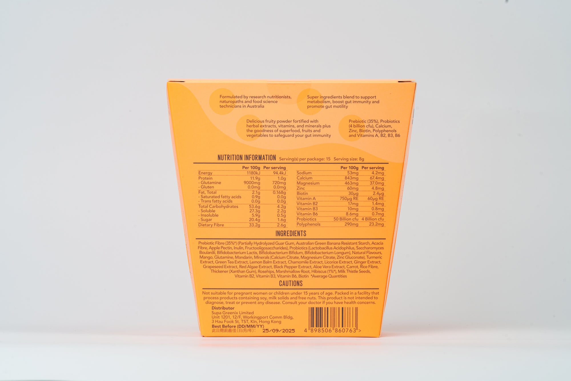 Prebiotics Gut Max (8g x 15 sachets)
